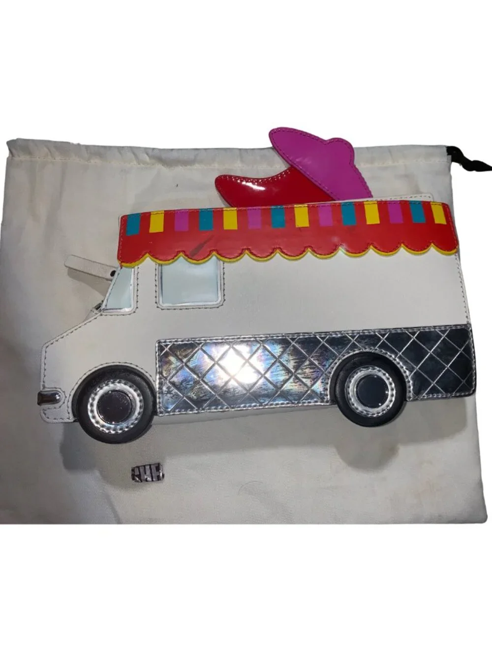 Kate Spade New York Haute Stuff Taco Truck Clutch with Straps - RARE - Pre-Loved